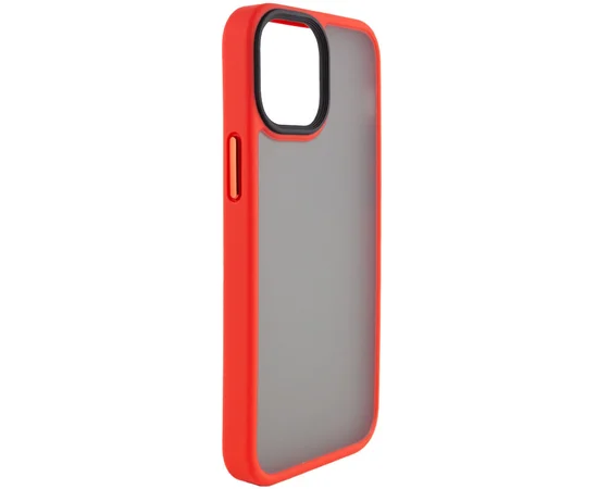 TPU+PC чохол Metal Buttons для Apple iPhone 13 mini (5.4") Червоний