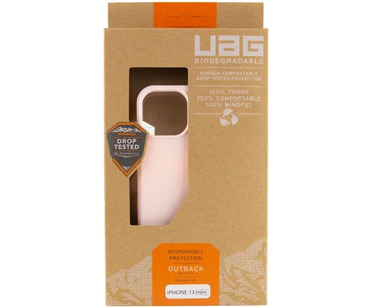 Чехол UAG OUTBACK BIO для Apple iPhone 13 mini (5.4") Розовый