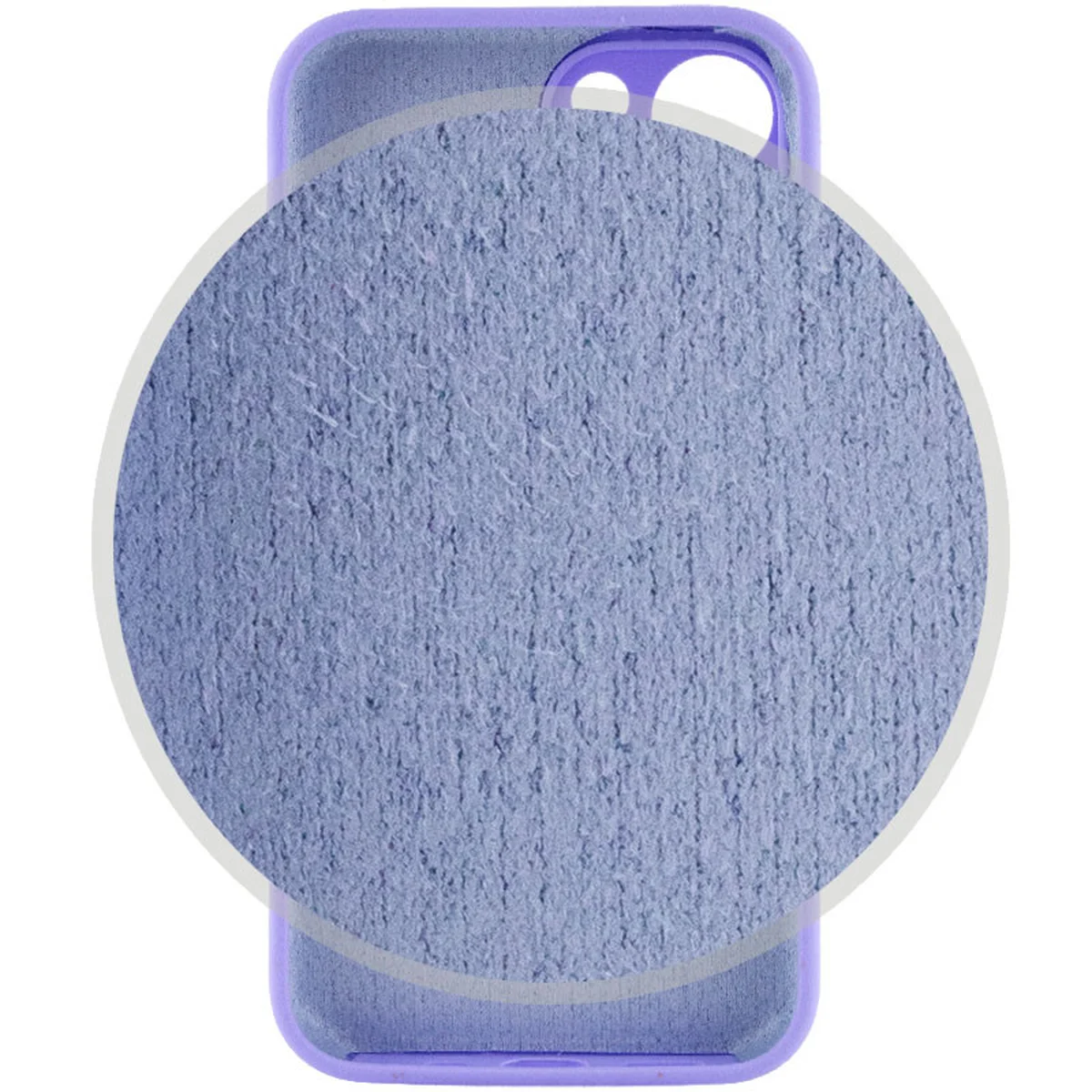 Чехол Silicone Case Full Camera Protective (AA) для Apple iPhone 13 mini (5.4") Сиреневый / Dasheen