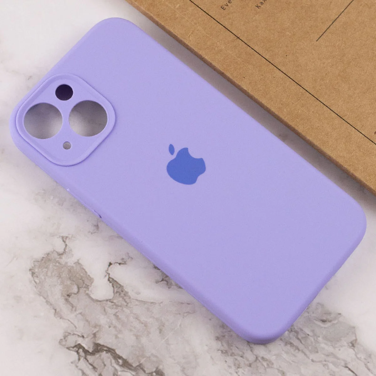 Чехол Silicone Case Full Camera Protective (AA) для Apple iPhone 13 mini (5.4") Сиреневый / Dasheen