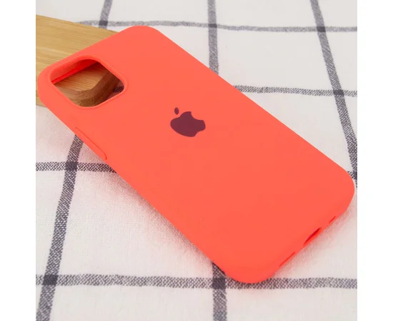 Чехол Silicone Case Full Protective (AA) для Apple iPhone 13 mini (5.4") Арбузный / Watermelon red