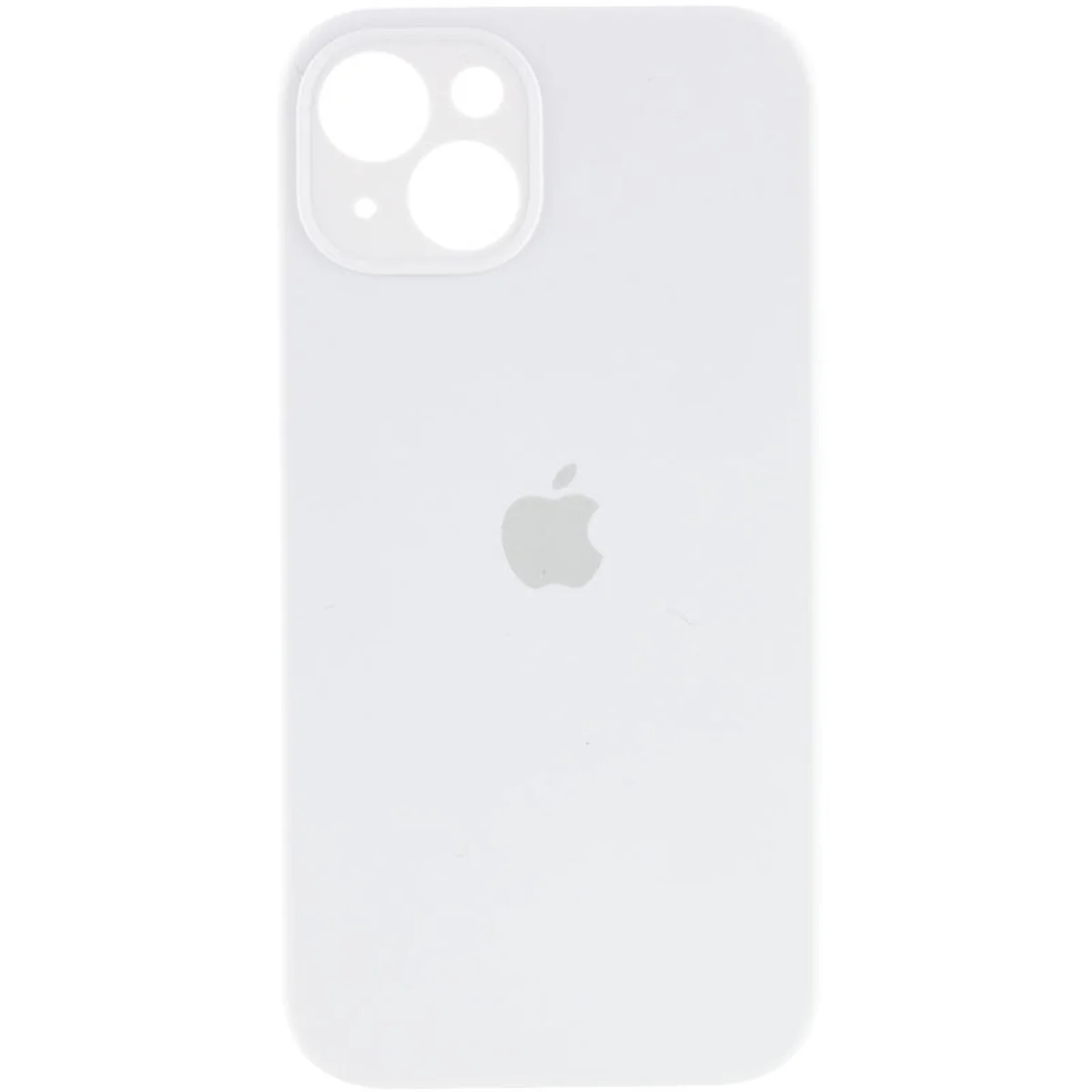 Чехол Silicone Case Full Camera Protective (AA) для Apple iPhone 13 mini (5.4") Белый / White