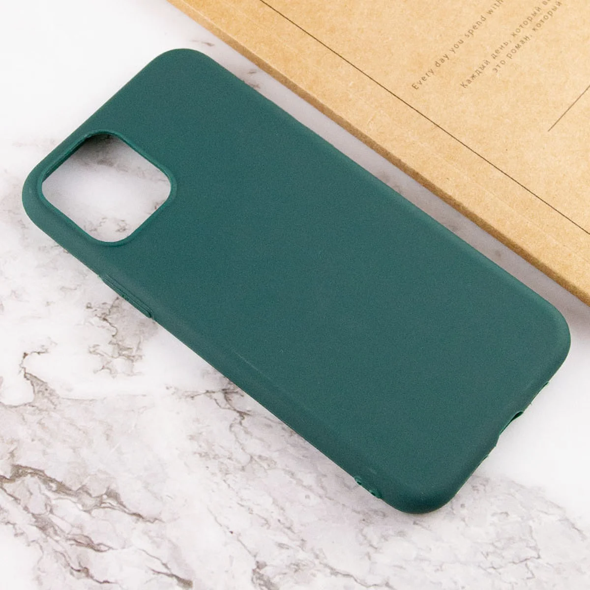 Силіконовий чохол для Apple iPhone 13 mini (5.4") Зелений / Forest green