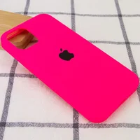 Чохол Silicone Case Full Protective (AA) для Apple iPhone 13 mini (5.4 ") Рожевий / Barbie pink