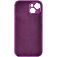 Чехол Silicone Case Full Camera Protective (AA) для Apple iPhone 13 mini (5.4") Фиолетовый / Grape