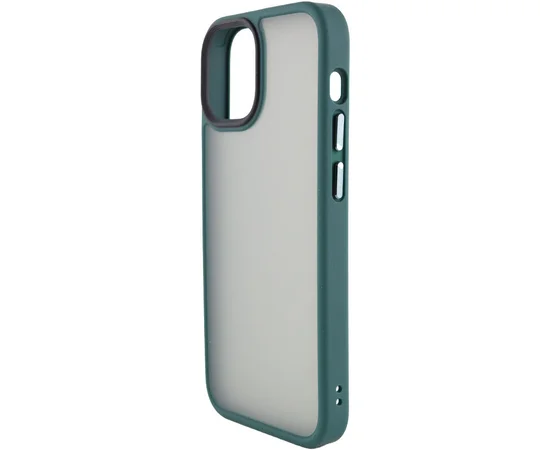 TPU+PC чехол Metal Buttons для Apple iPhone 13 mini (5.4") Зеленый