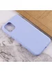 Силиконовый чехол Candy для Apple iPhone 13 mini (5.4") Голубой / Lilac Blue