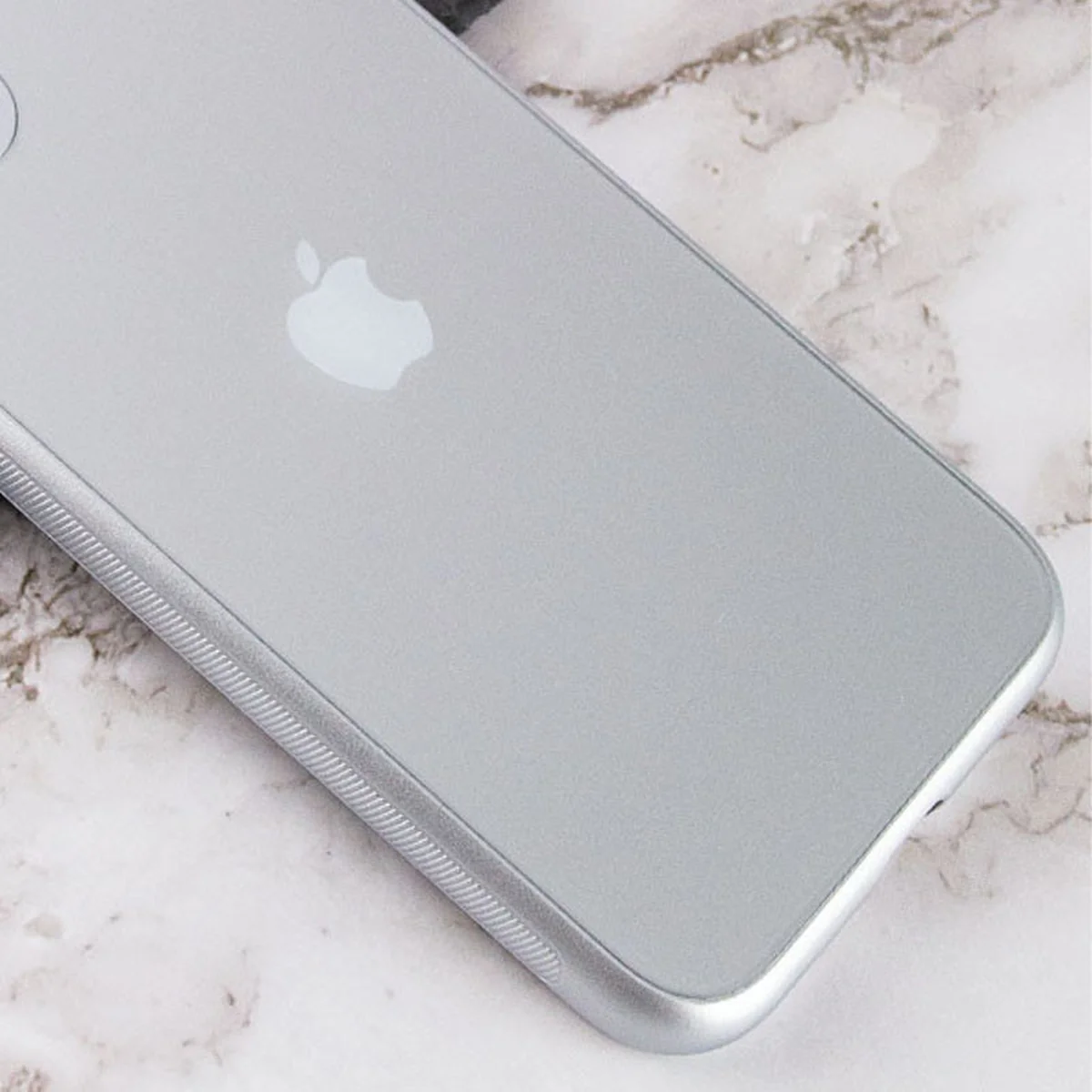 TPU+Glass чехол Matte Candy Full camera для Apple iPhone 13 mini (5.4") Белый