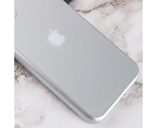 TPU+Glass чехол Matte Candy Full camera для Apple iPhone 13 mini (5.4") Белый