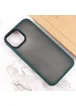 TPU+PC чехол Metal Buttons для Apple iPhone 13 mini (5.4") Зеленый