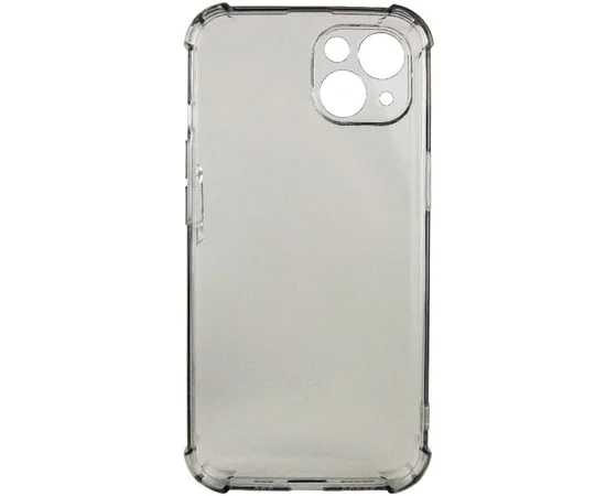 TPU чехол GETMAN Ease logo усиленные углы для Apple iPhone 13 mini (5.4") Серый (прозрачный)