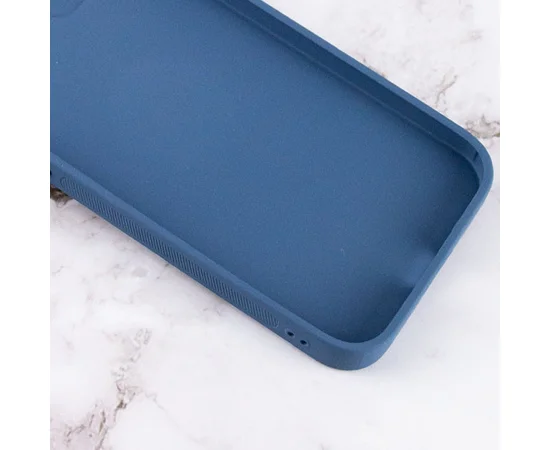 TPU+Glass чехол Matte Candy Full camera для Apple iPhone 13 mini (5.4") Синий
