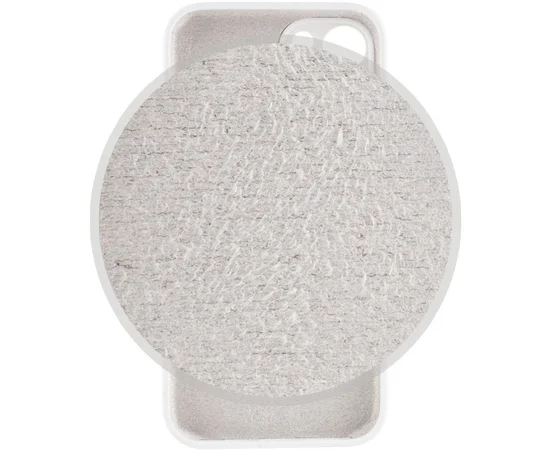 Чехол Silicone Case Full Camera Protective (AA) для Apple iPhone 13 mini (5.4") Белый / White