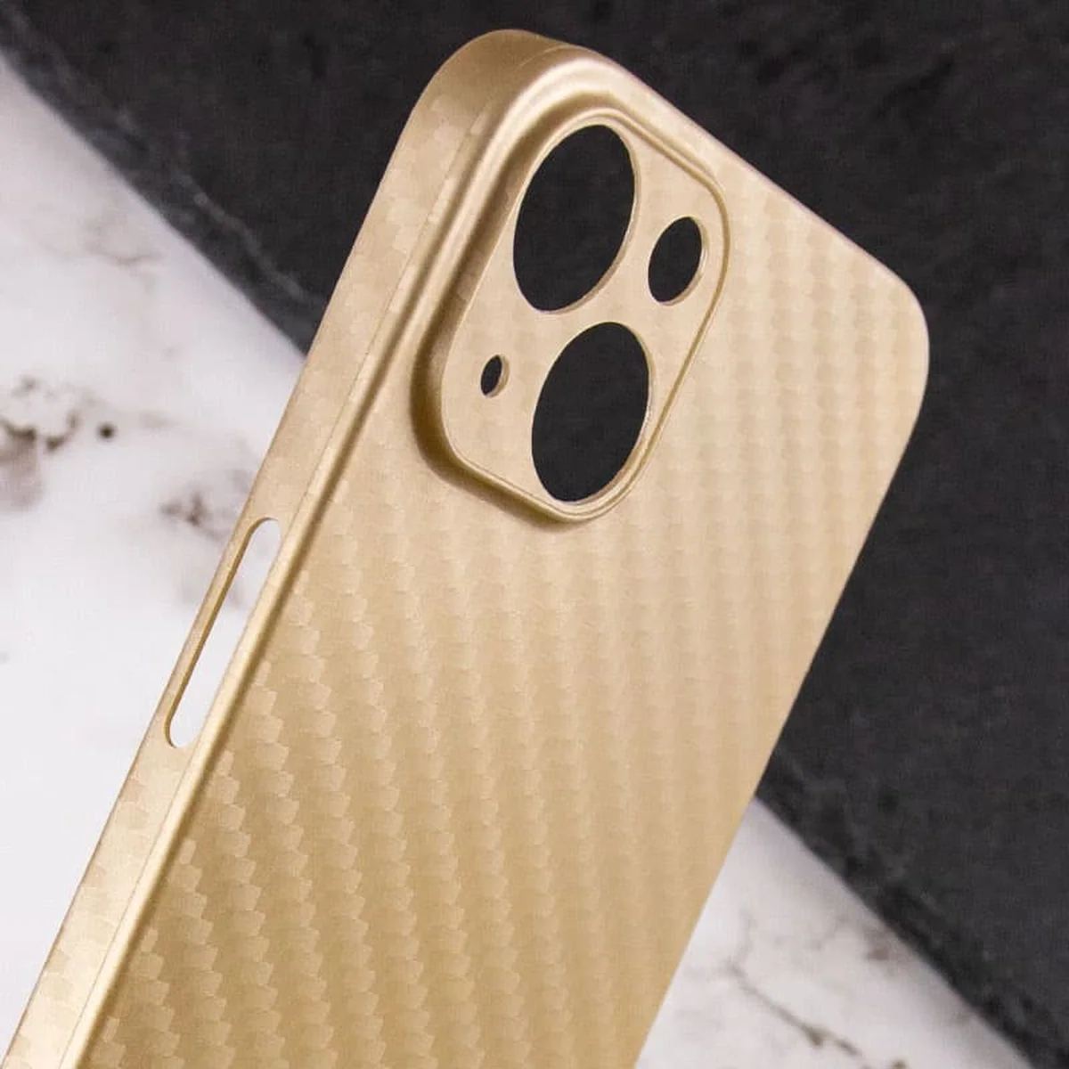 Чехол K-DOO Air carbon Series для Apple iPhone 13 mini (5.4") Sunset Gold