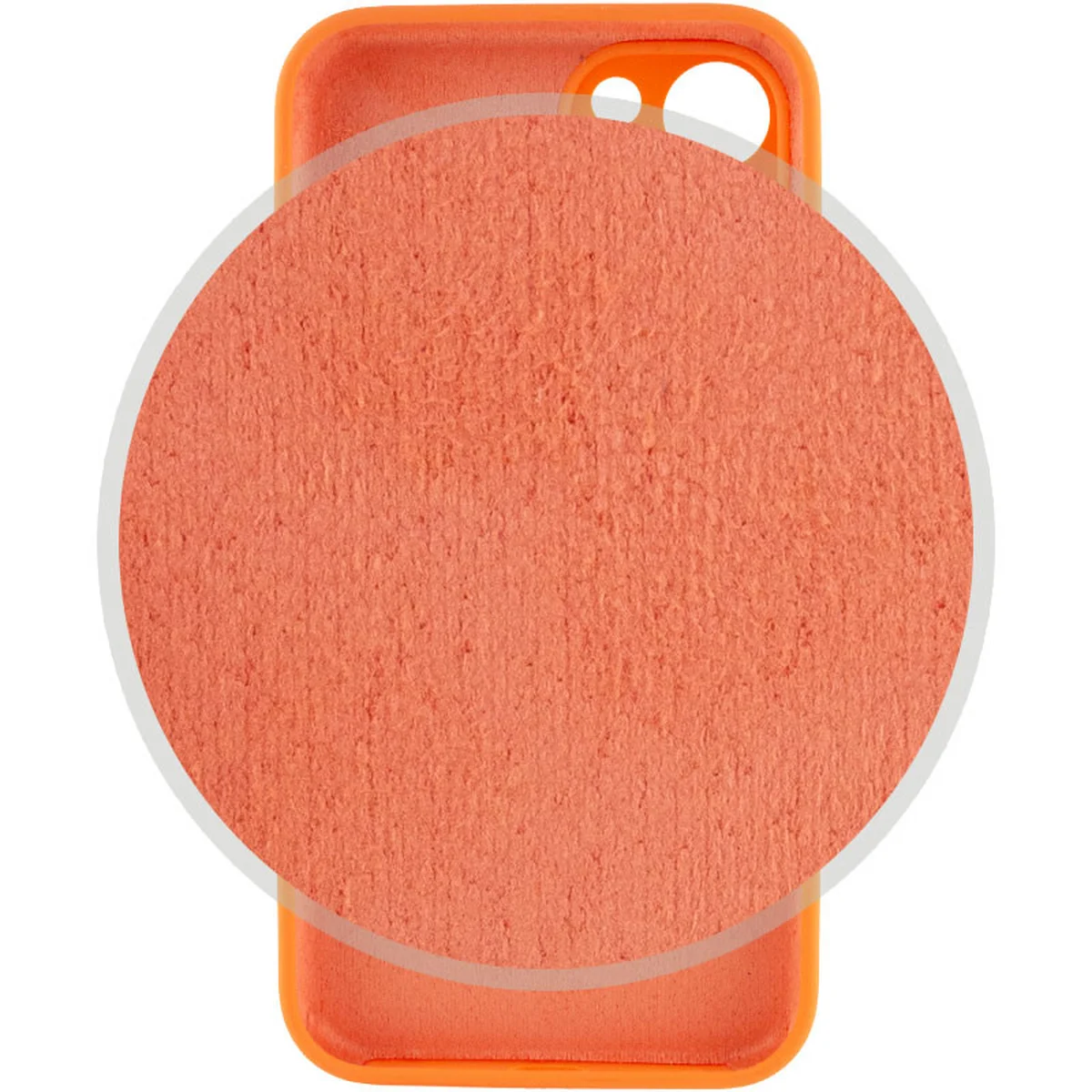 Чехол Silicone Case Full Camera Protective (AA) для Apple iPhone 13 mini (5.4") Оранжевый / Kumquat