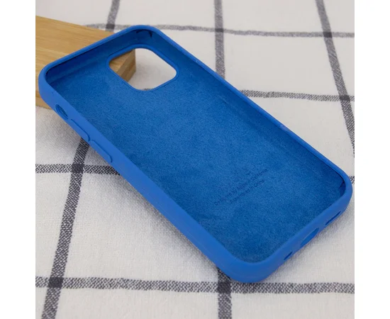 Чехол Silicone Case Full Protective (AA) для Apple iPhone 13 mini (5.4") Синий / Royal blue