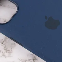 Чехол Silicone case (AAA) full with Magsafe and Animation для Apple iPhone 13 mini (5.4") Синий / Abyss Blue