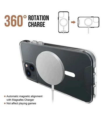Чохол TPU Space Case with MagSafe для Apple iPhone 13 mini (5.4") Прозорий Чохол TPU Space Case with MagSafe для Apple iPhone 13 mini (5.4") Прозорий