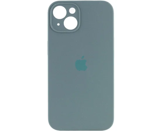 Чехол Silicone Case Full Camera Protective (AA) для Apple iPhone 13 mini (5.4") Зеленый / Pine green