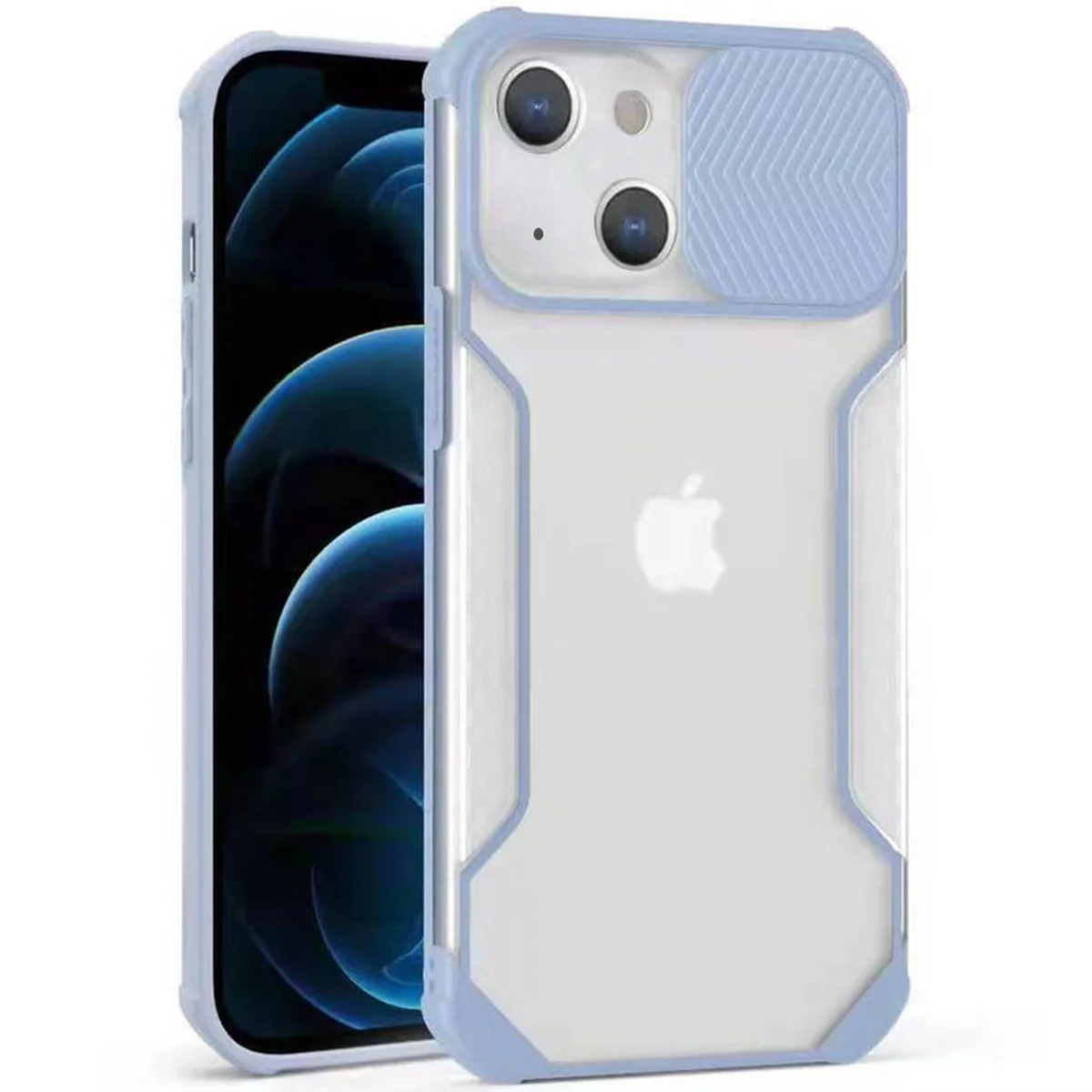 Чохол Camshield matte Ease TPU зі шторкою для Apple iPhone 13 mini (5.4") Бузковий