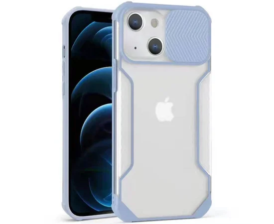 Чехол Camshield matte Ease TPU со шторкой для Apple iPhone 13 mini (5.4") Сиреневый