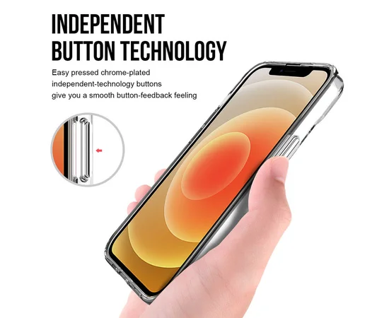 Чохол TPU Space Case transparent для Apple iPhone 13 mini (5.4") Прозорий