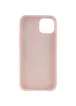 Чехол Silicone case (AAA) full with Magsafe and Animation для Apple iPhone 13 mini (5.4") Розовый / Chalk Pink