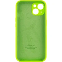 Чехол Silicone Case Full Camera Protective (AA) для Apple iPhone 13 mini (5.4") Салатовый / Neon green