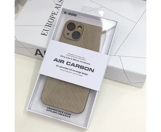 Чехол K-DOO Air carbon Series для Apple iPhone 13 mini (5.4") Sunset Gold