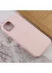 Чехол Silicone case (AAA) full with Magsafe and Animation для Apple iPhone 13 mini (5.4") Розовый / Chalk Pink