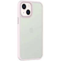 TPU+PC чехол Metal Buttons для Apple iPhone 13 mini (5.4") Розовый