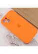 Чехол Silicone Case Full Camera Protective (AA) для Apple iPhone 13 mini (5.4") Оранжевый / Kumquat