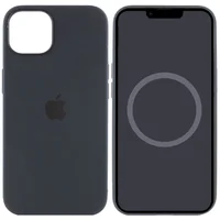 Чехол Silicone case (AAA) full with Magsafe and Animation для Apple iPhone 13 mini (5.4") Черный / Midnight