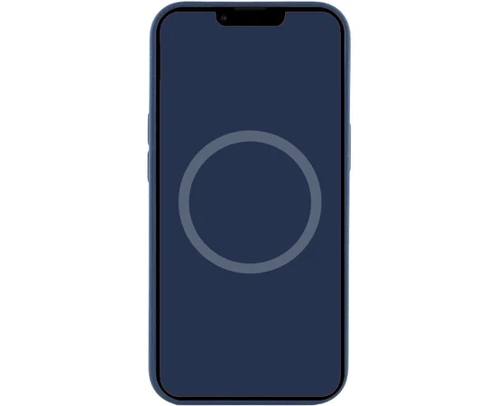 Чехол Silicone case (AAA) full with Magsafe and Animation для Apple iPhone 13 mini (5.4") Синий / Abyss Blue