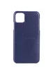 Кожаная накладка G-Case Cardcool Series для Apple iPhone 13 mini (5.4") Синий