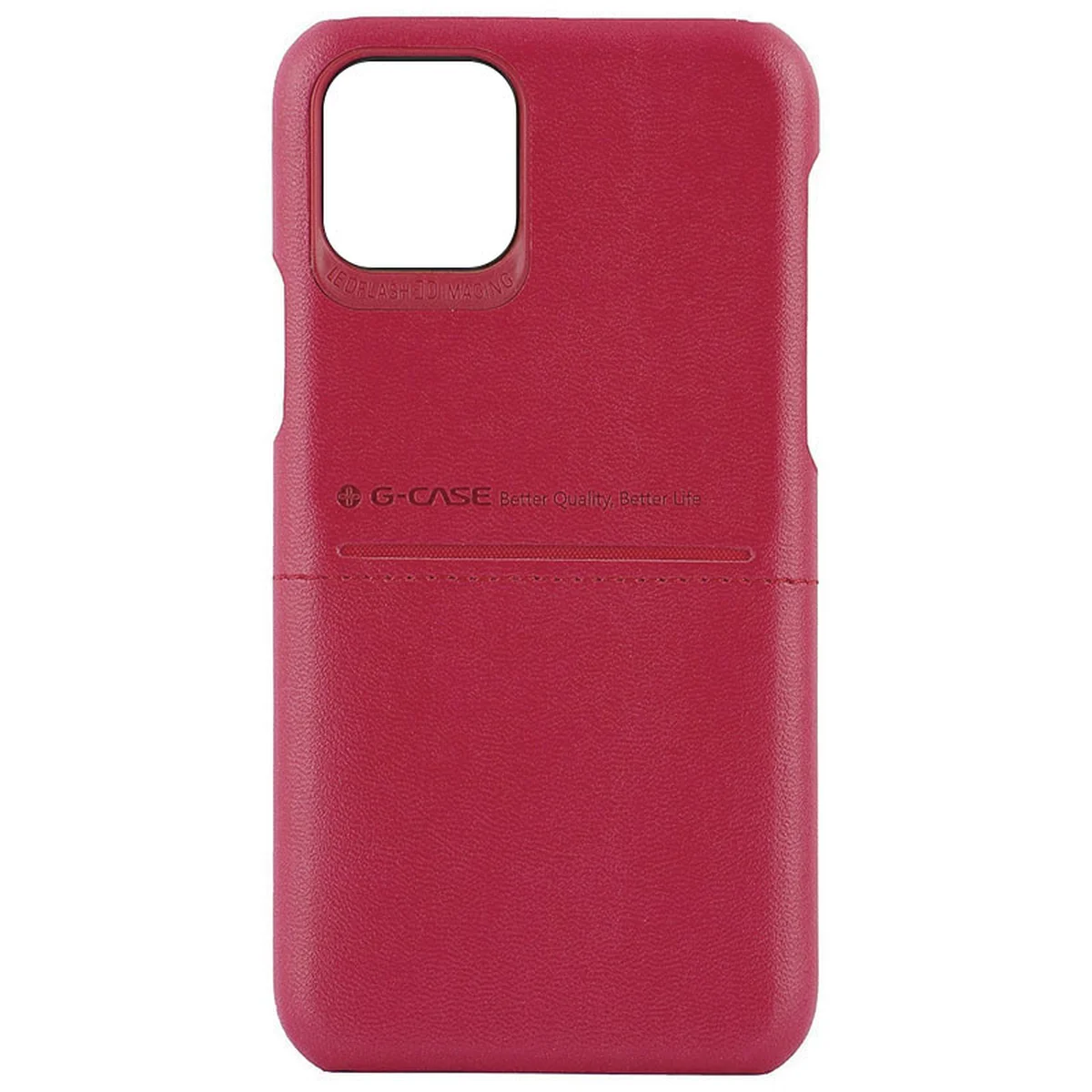 Шкіряна накладка G-Case Cardcool Series для Apple iPhone 13 mini (5.4") Червоний
