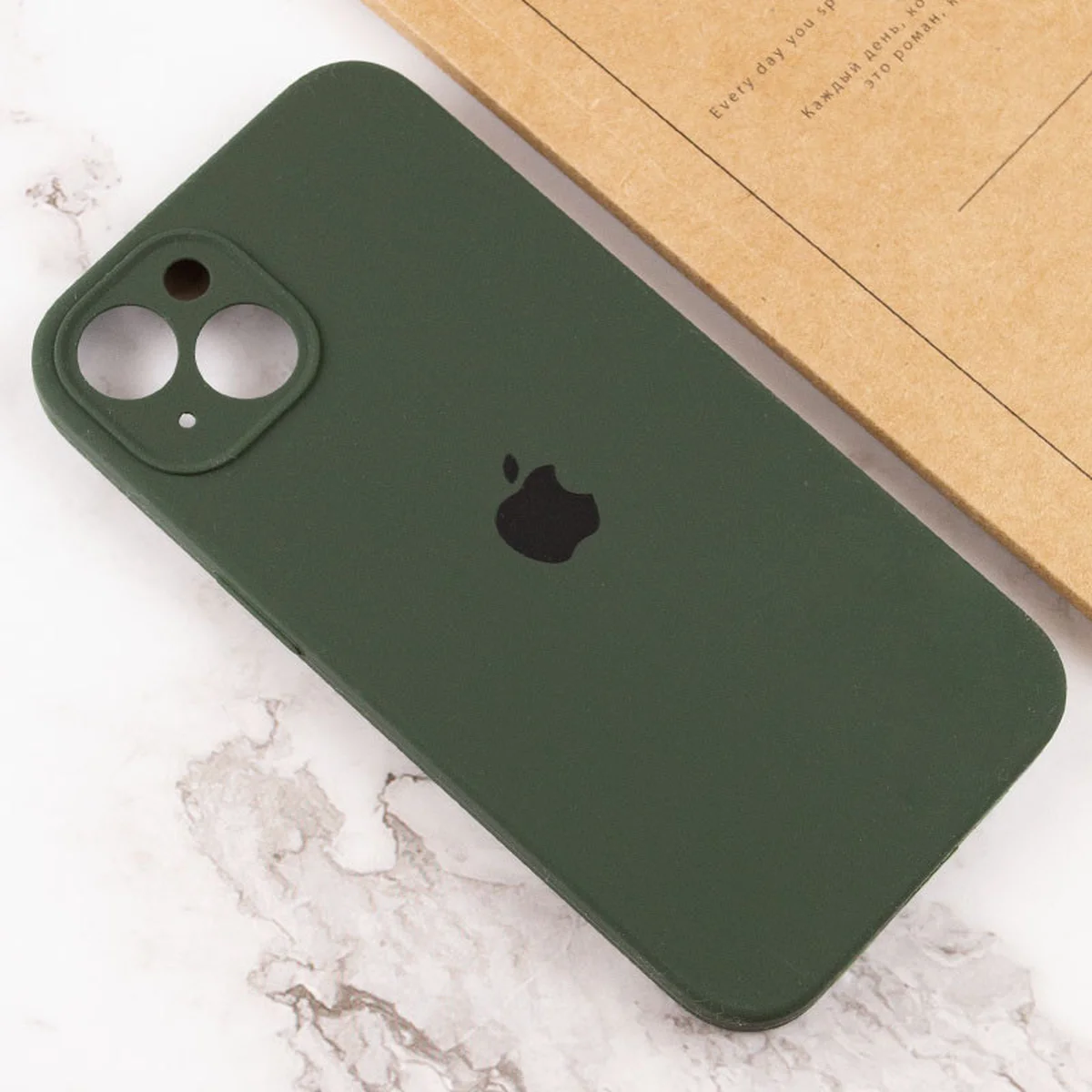 Чохол Silicone Case Full Camera Protective (AA) для Apple iPhone 13 mini (5.4") Зелений / Cyprus Green