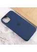 Чехол Silicone case (AAA) full with Magsafe and Animation для Apple iPhone 13 mini (5.4") Синий / Abyss Blue