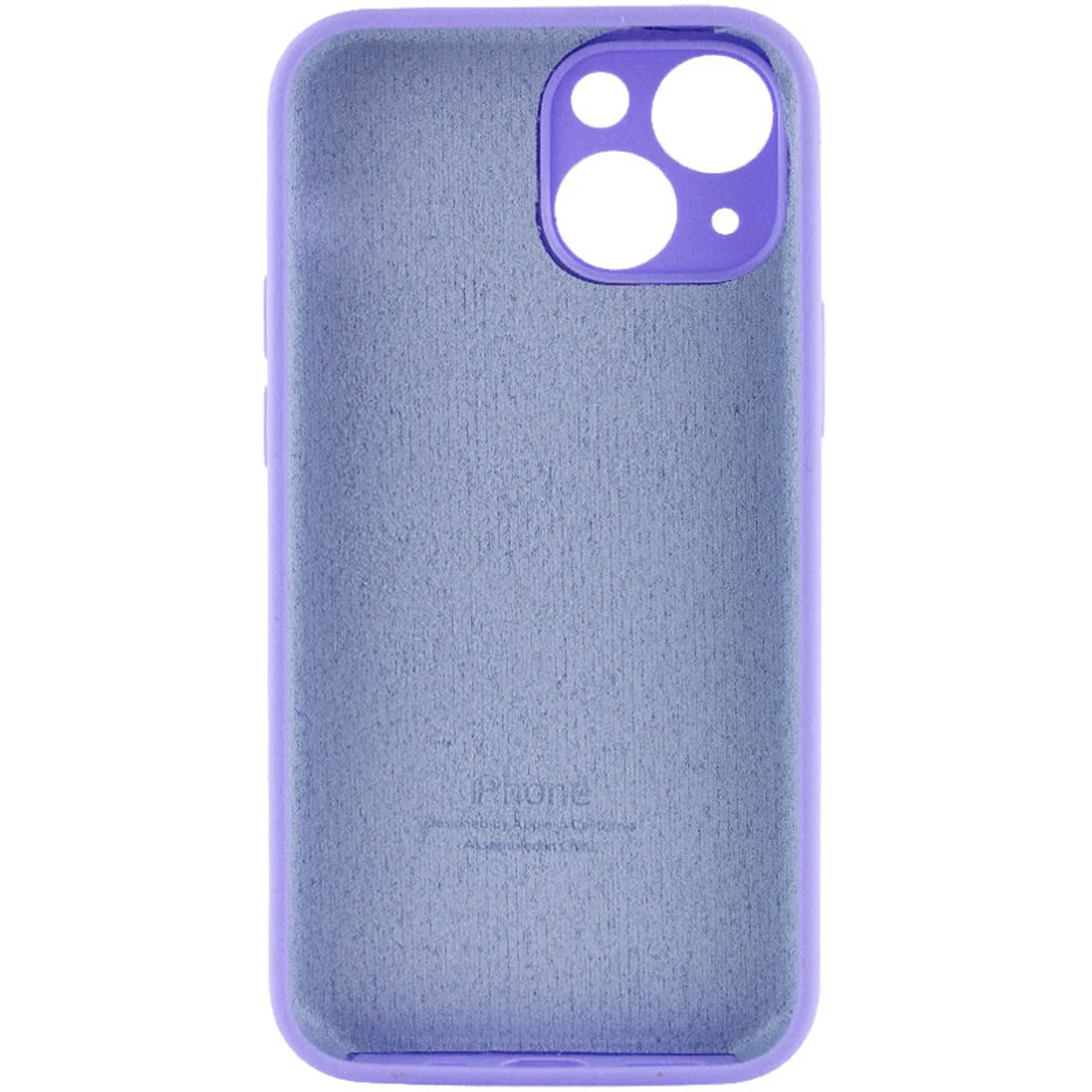 Чехол Silicone Case Full Camera Protective (AA) для Apple iPhone 13 mini (5.4") Сиреневый / Dasheen