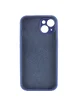 Чехол Silicone Case Full Camera Protective (AA) для Apple iPhone 13 mini (5.4") Синий / Deep navy