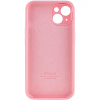 Чехол Silicone Case Full Camera Protective (AA) для Apple iPhone 13 mini (5.4") Розовый / Light pink