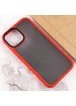 TPU+PC чохол Metal Buttons для Apple iPhone 13 mini (5.4") Червоний