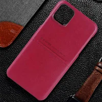 Шкіряна накладка G-Case Cardcool Series для Apple iPhone 13 mini (5.4") Червоний