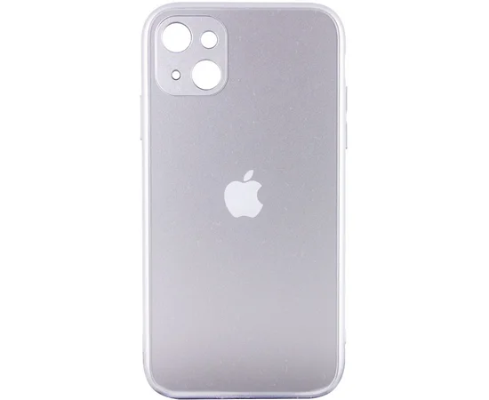 TPU+Glass чехол Matte Candy Full camera для Apple iPhone 13 mini (5.4") Белый