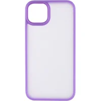 TPU+PC чохол Metal Buttons для Apple iPhone 13 mini (5.4") Бузковий