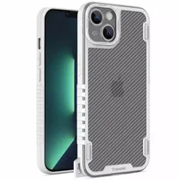 Чохол TPU+PC TRAVEL Carbon для Apple iPhone 13 mini (5.4") Білий