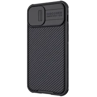 Карбонова накладка Nillkin Camshield (шторка на камеру) для Apple iPhone 13 mini (5.4 ") Чорний / Black
