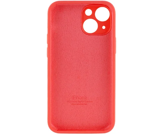 Чехол Silicone Case Full Camera Protective (AA) для Apple iPhone 13 mini (5.4") Оранжевый / Pink citrus