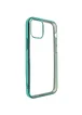 Прозрачный силиконовый чехол глянцевая окантовка Full Camera для Apple iPhone 13 mini (5.4") Зеленый