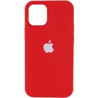 Чехол Silicone Case Full Protective (AA) для Apple iPhone 13 mini (5.4") Красный / Dark Red
